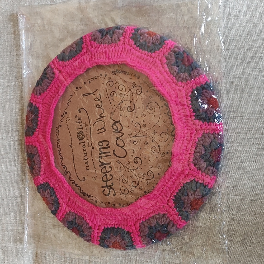 NATURAL LIFE: CROCHET STEERING WHEEL COVER - Picture 11 of 17